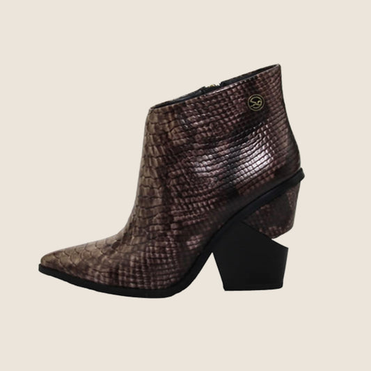 BOTIN VIENA REPTIL MORADO