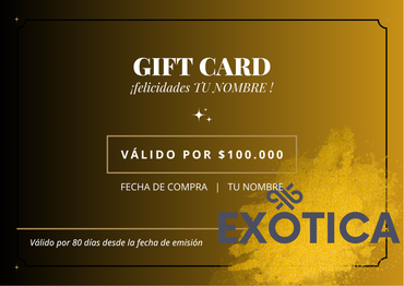 GIFT CARD EXOTICA PR25