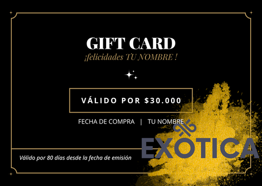 GIFT CARD EXOTICA PR25