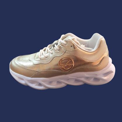 ZAPATILLA FLOWTER DORADO