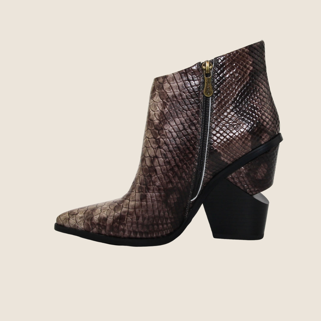 BOTIN VIENA REPTIL MORADO