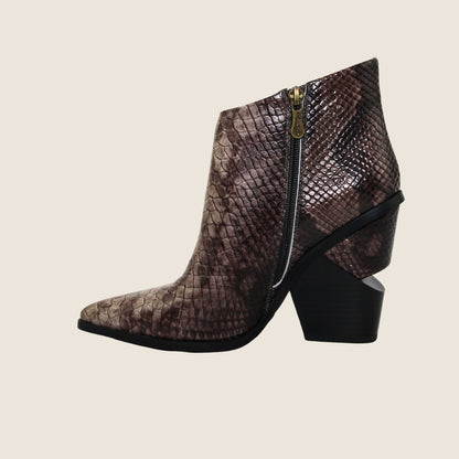 BOTIN VIENA REPTIL MORADO