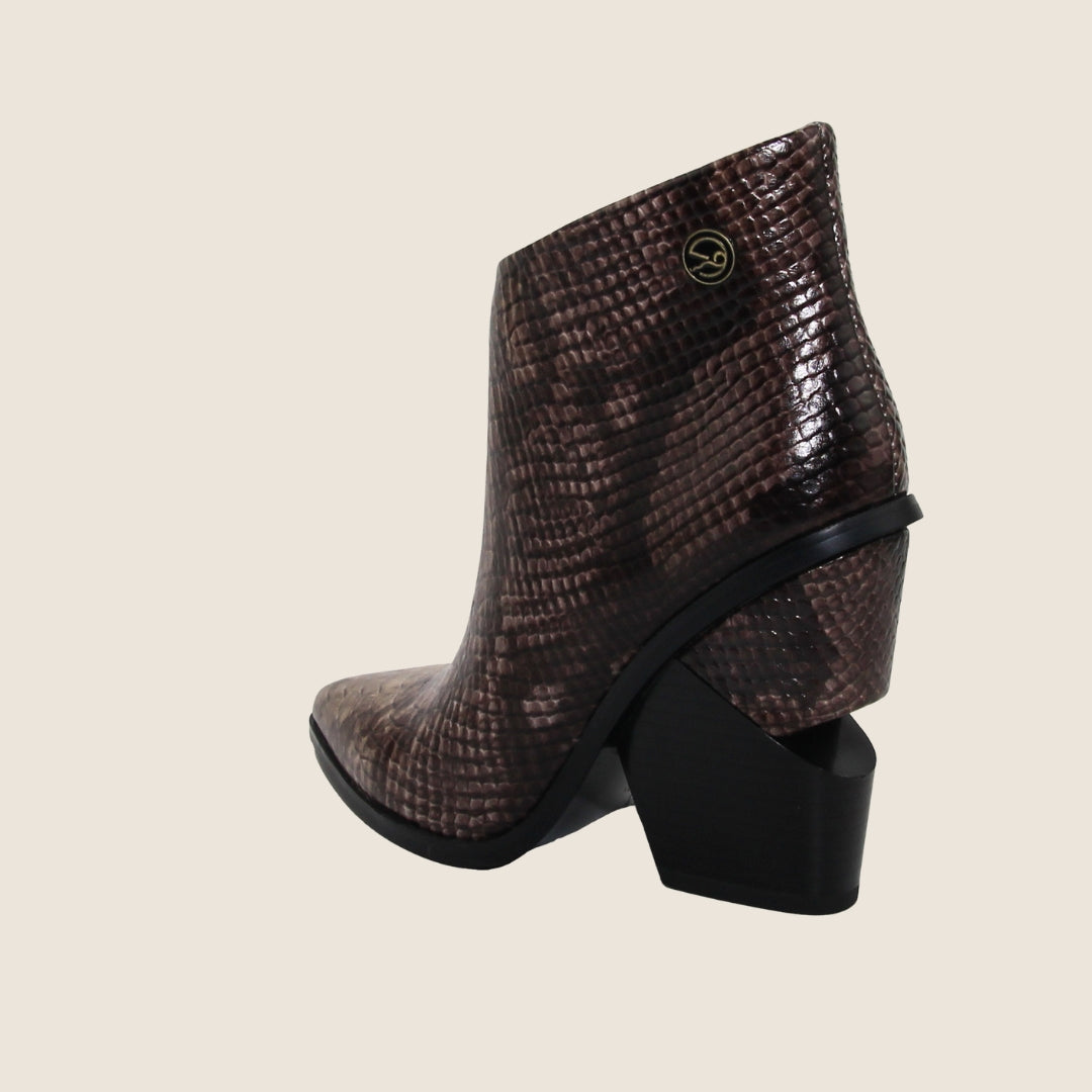 BOTIN VIENA REPTIL MORADO